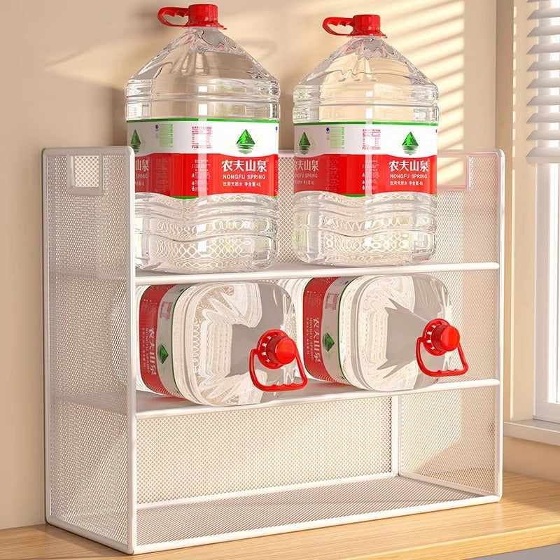 3-Tier Mesh Countertop Organizer Rack