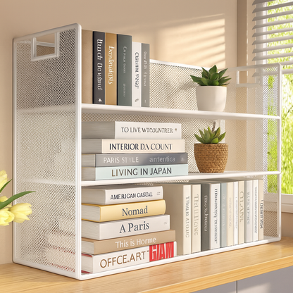 3-Tier Mesh Countertop Organizer Rack