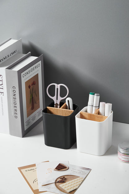 Toothbrush &amp; Toothpaste Storage Caddy - Black