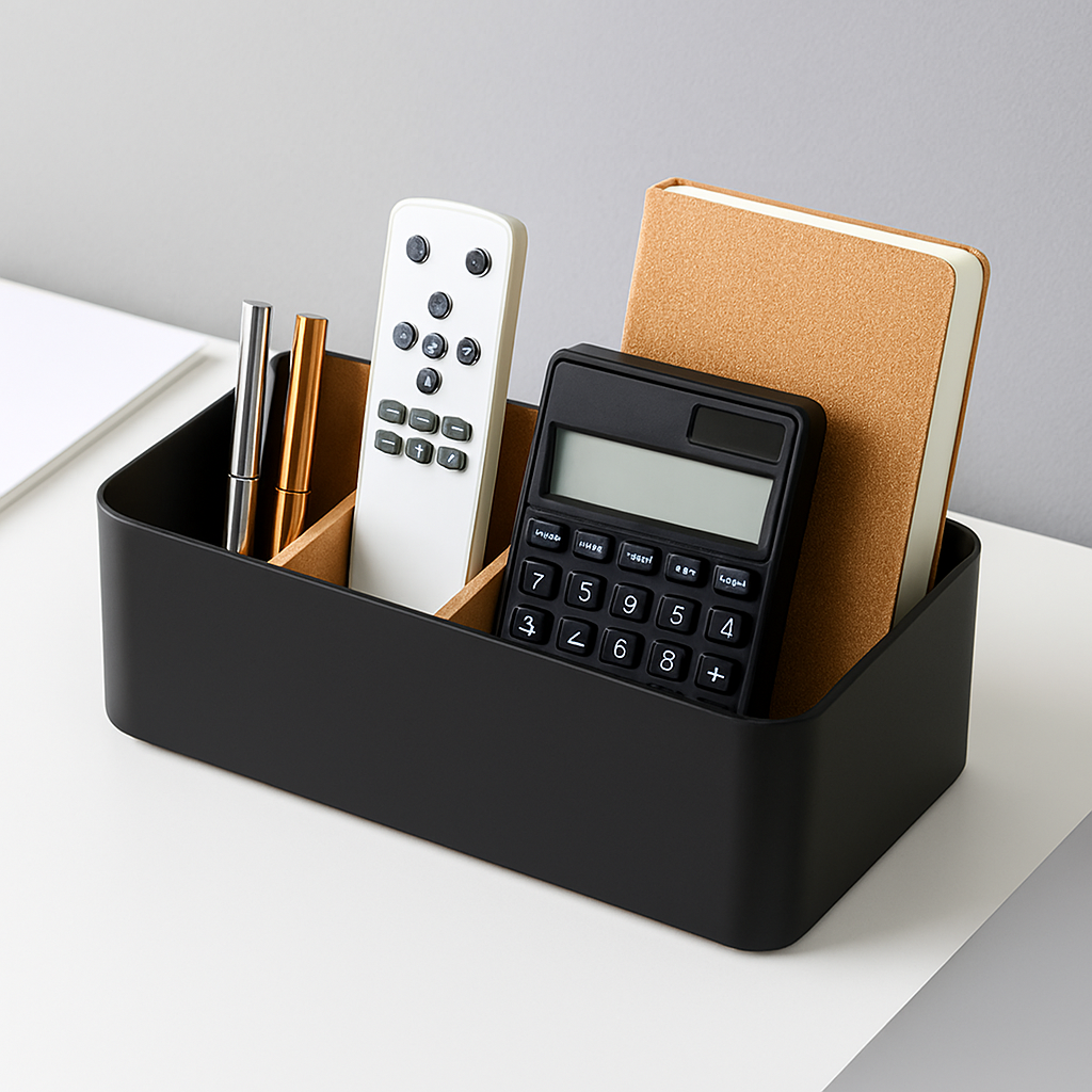 Multipurpose Drawer Organizer for Makeup &amp; Socks - Black