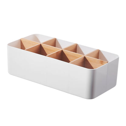 Multipurpose Drawer Organizer for Makeup &amp; Socks - White