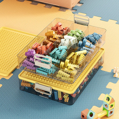 Clear Toy Organizer Box for Building Blocks &amp; Bricks