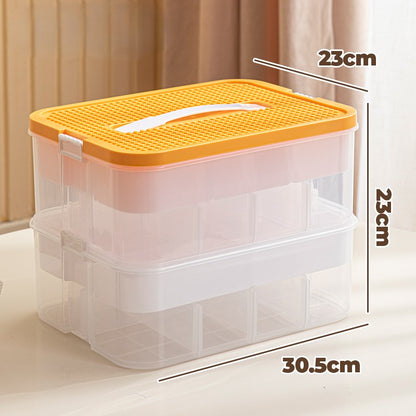 Clear Toy Organizer Box for Building Blocks &amp; Bricks