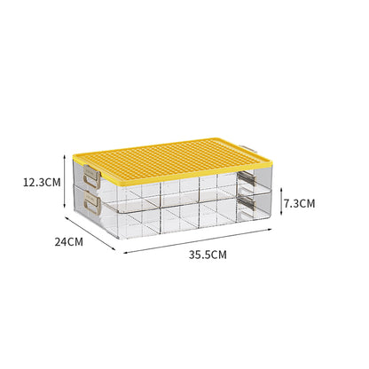Clear Toy Organizer Box for Building Blocks &amp; Bricks