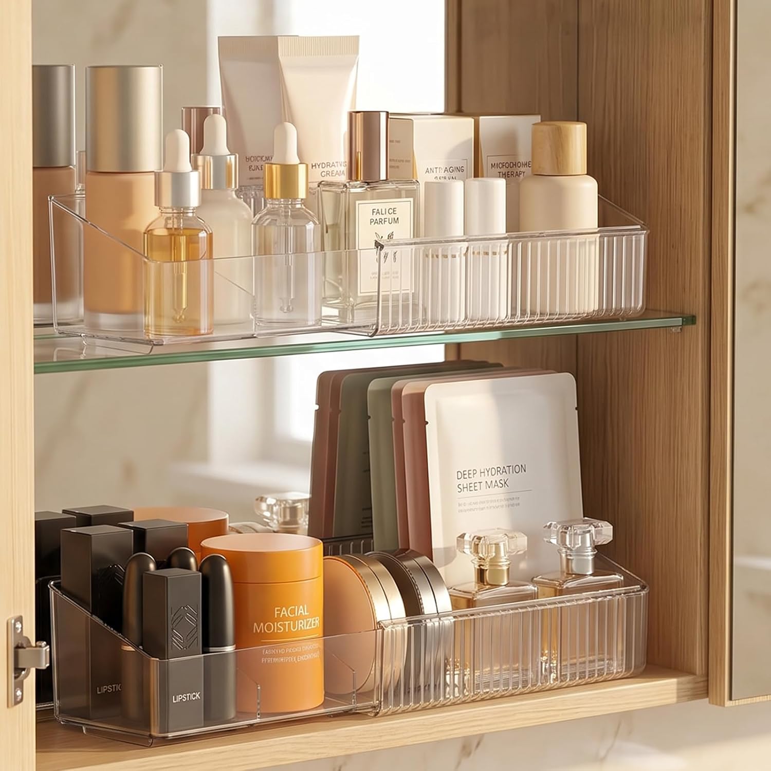 ClearView Cosmetic Organizer