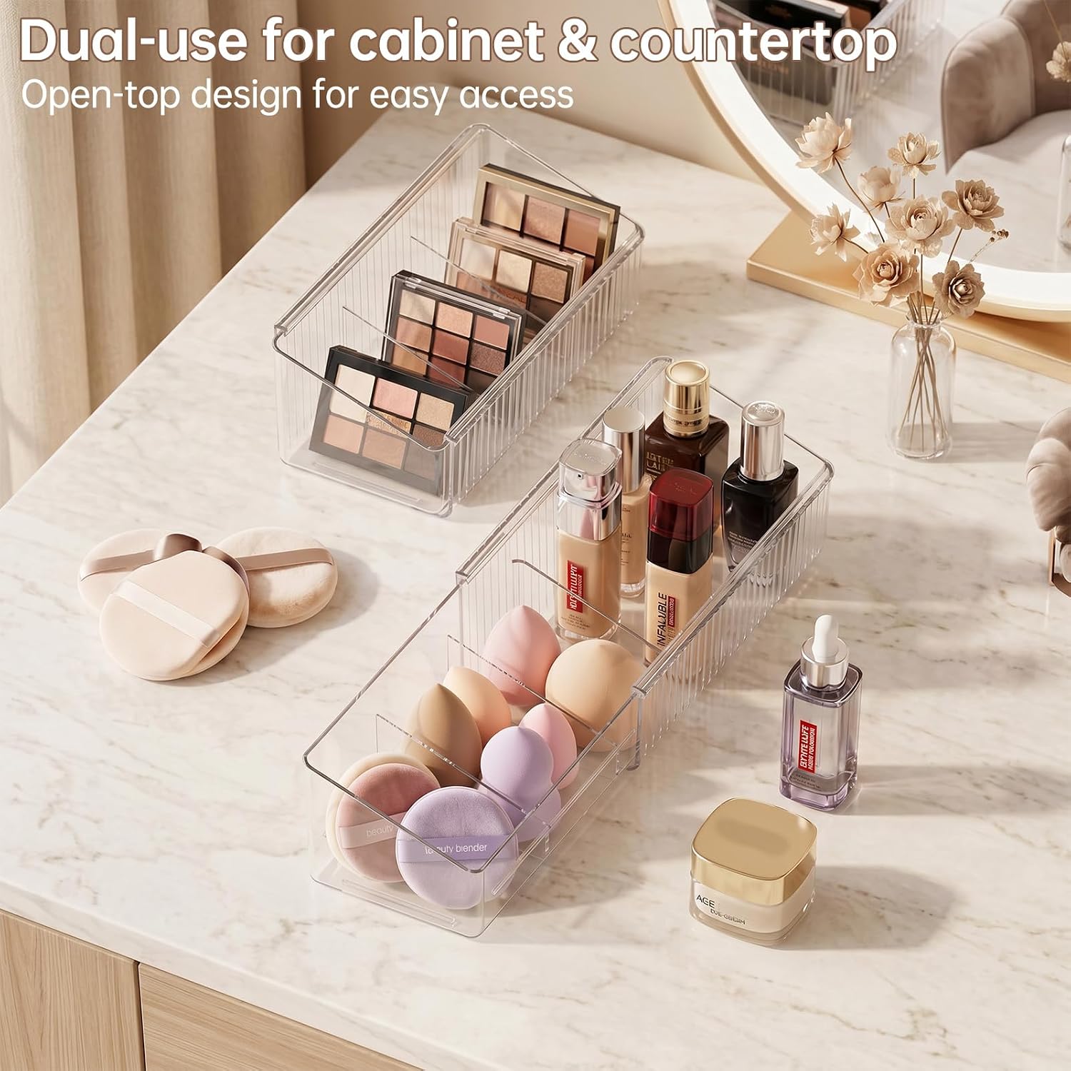 ClearView Cosmetic Organizer