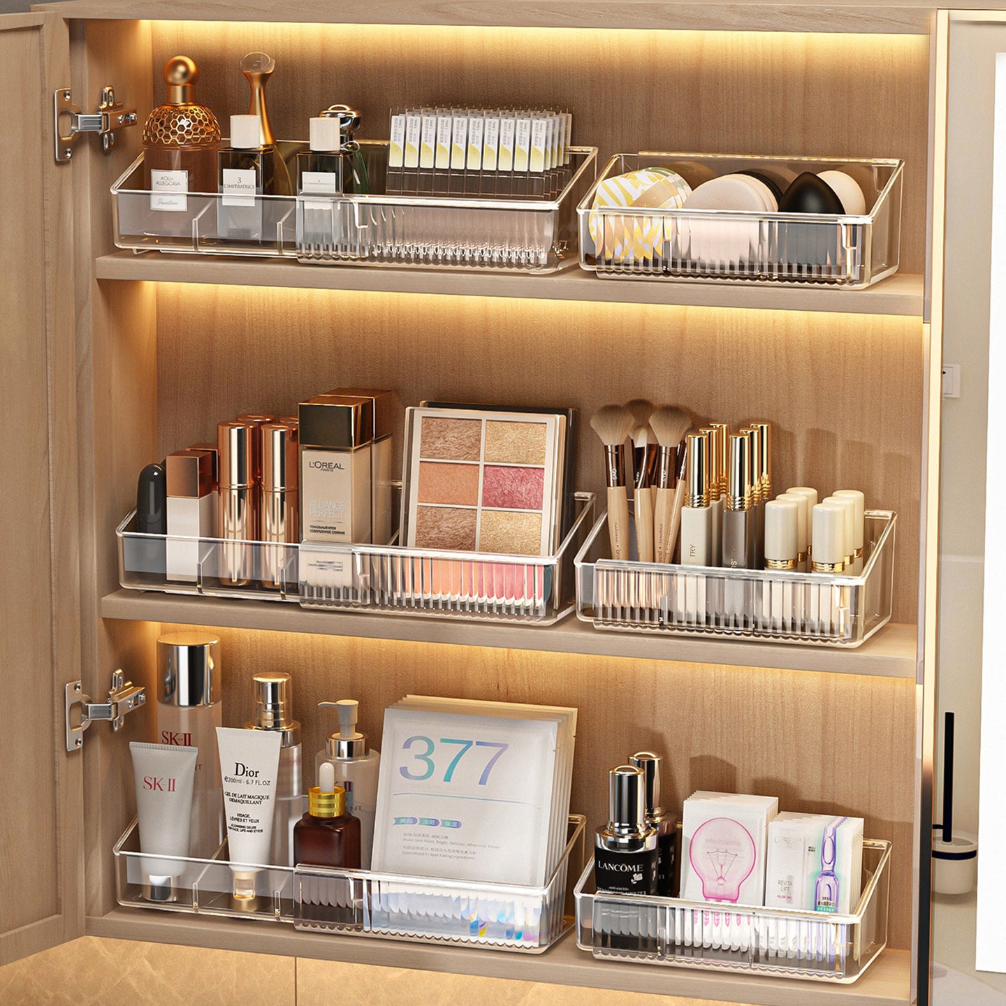ClearView Cosmetic Organizer