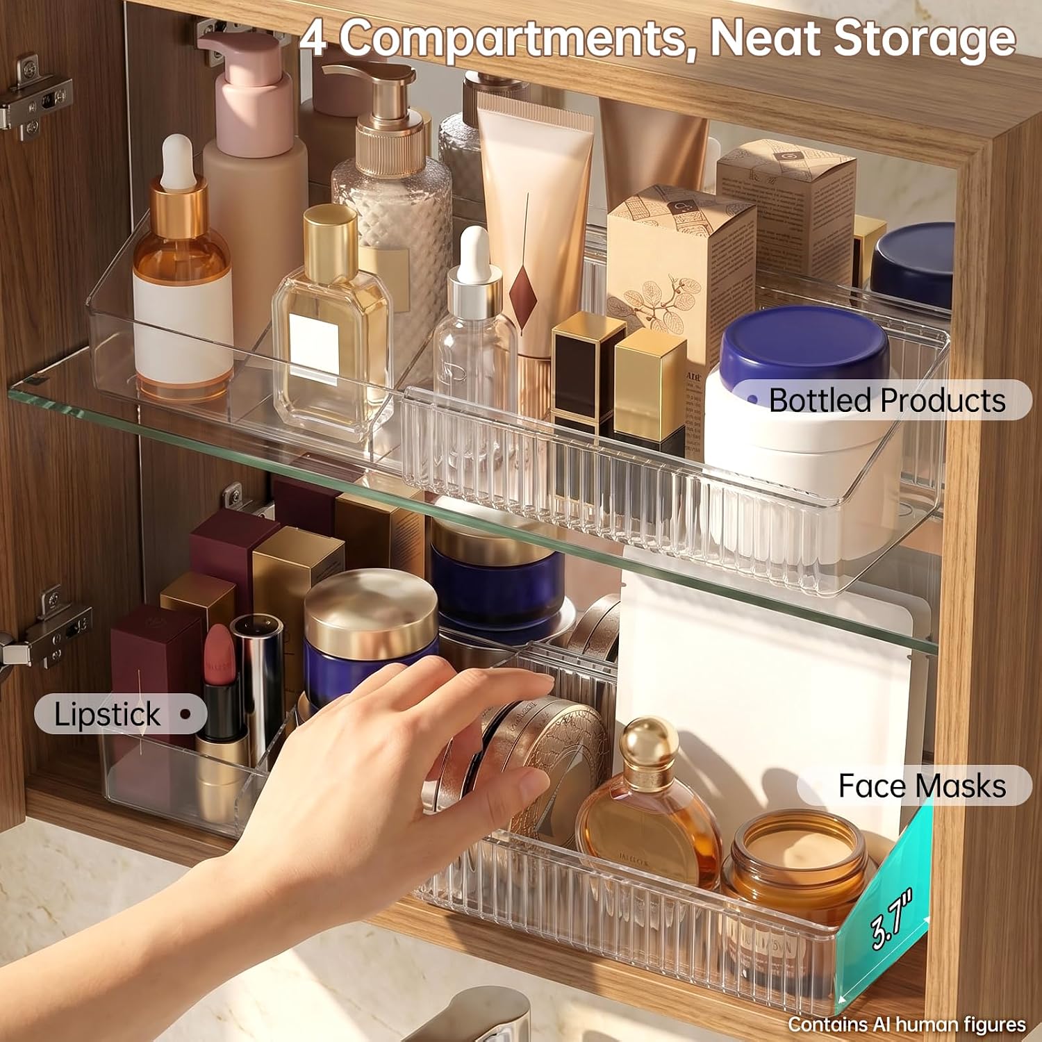 ClearView Cosmetic Organizer