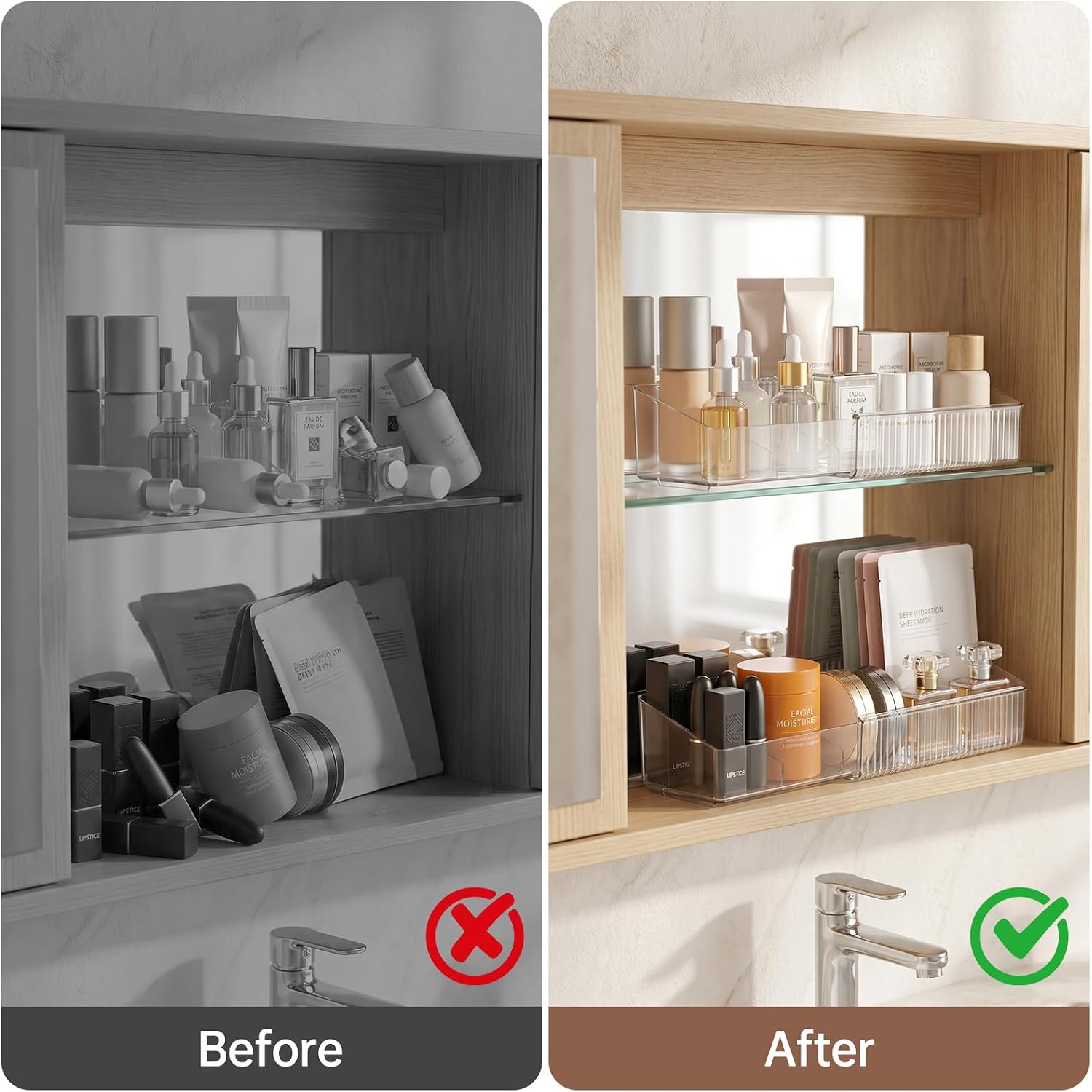 ClearView Cosmetic Organizer