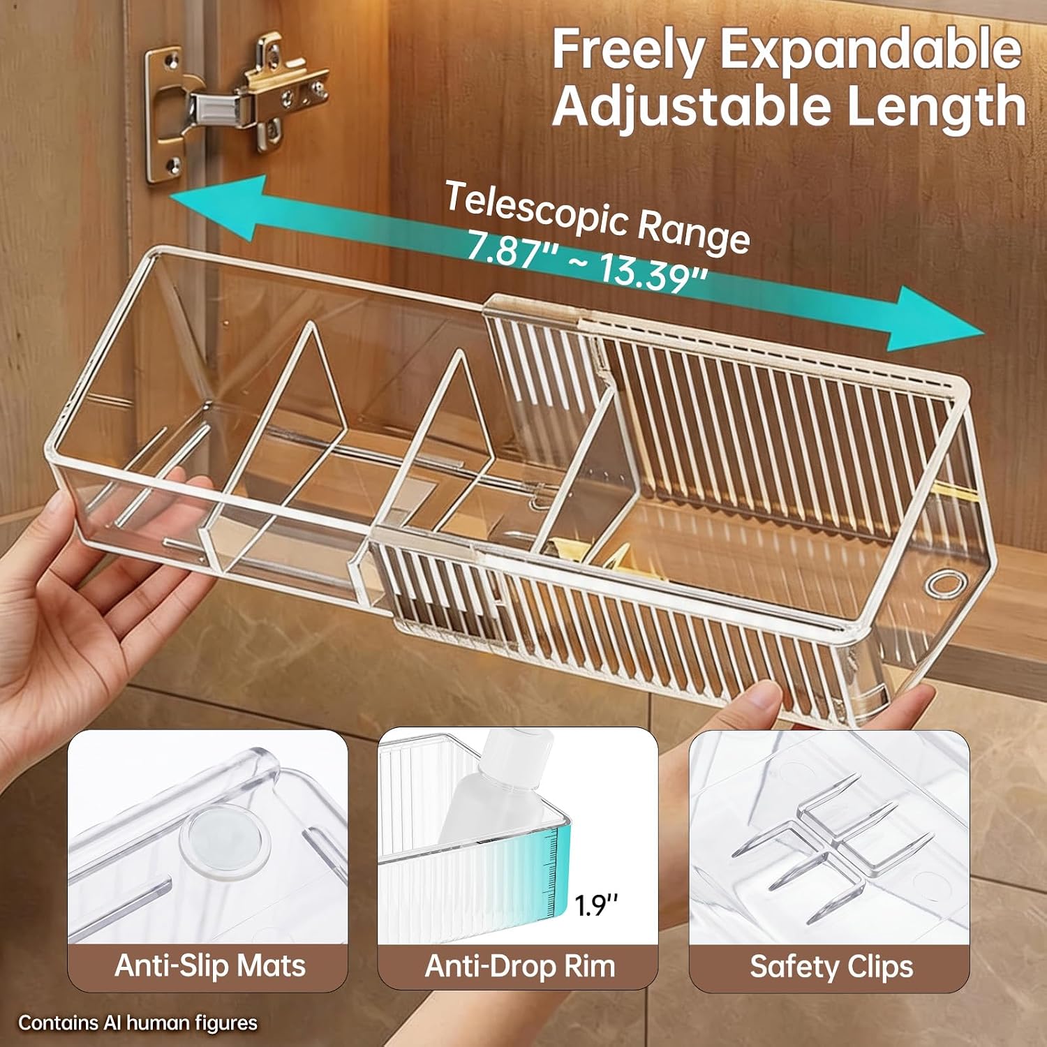 ClearView Cosmetic Organizer