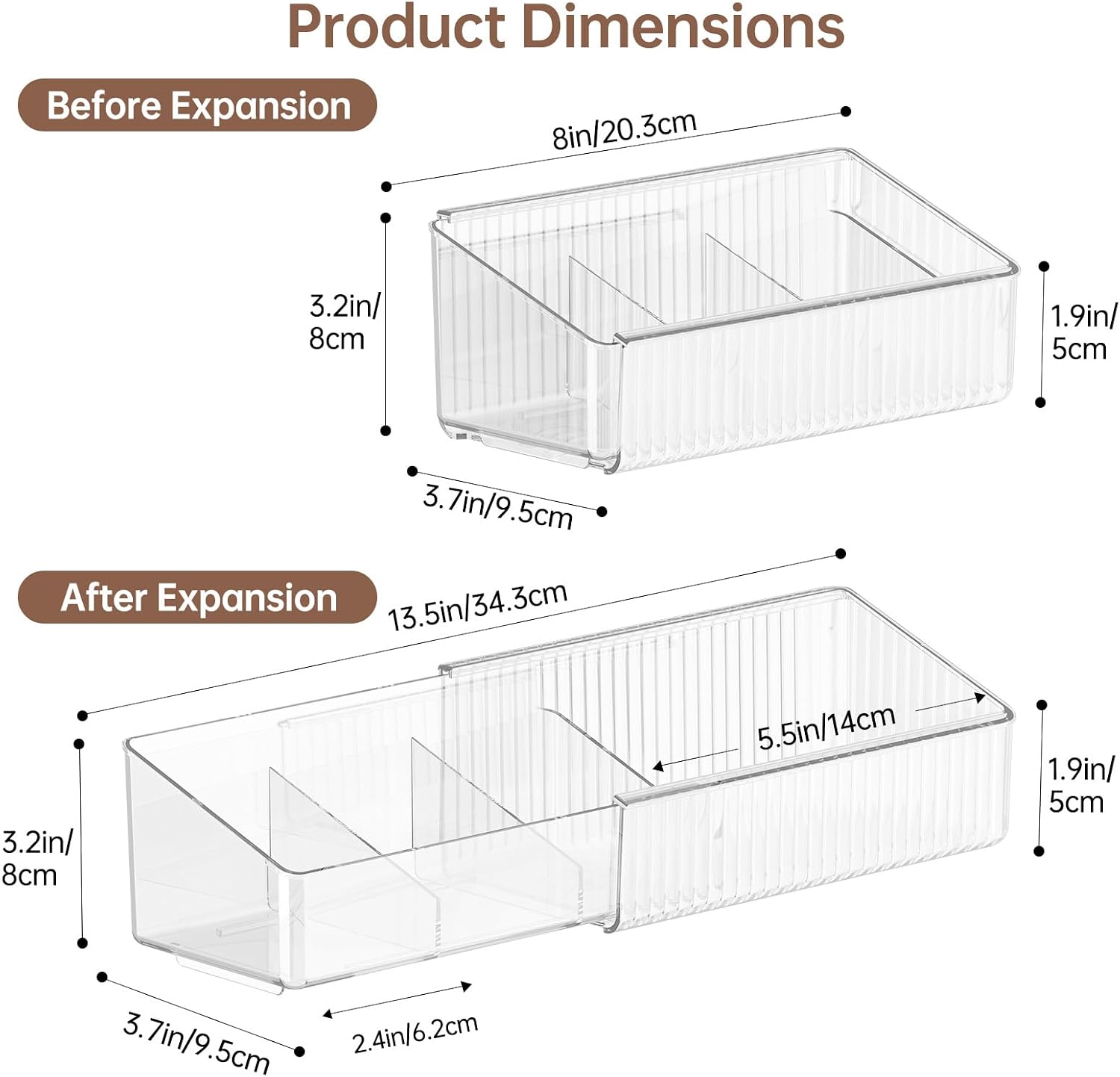 ClearView Cosmetic Organizer