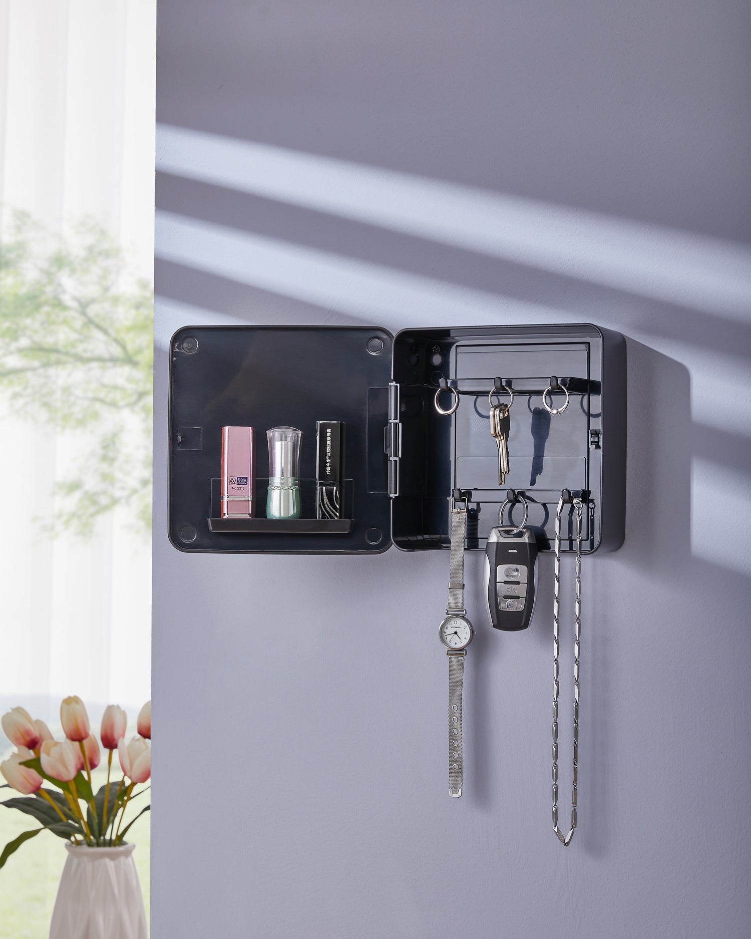 Closed Key Rack - Black