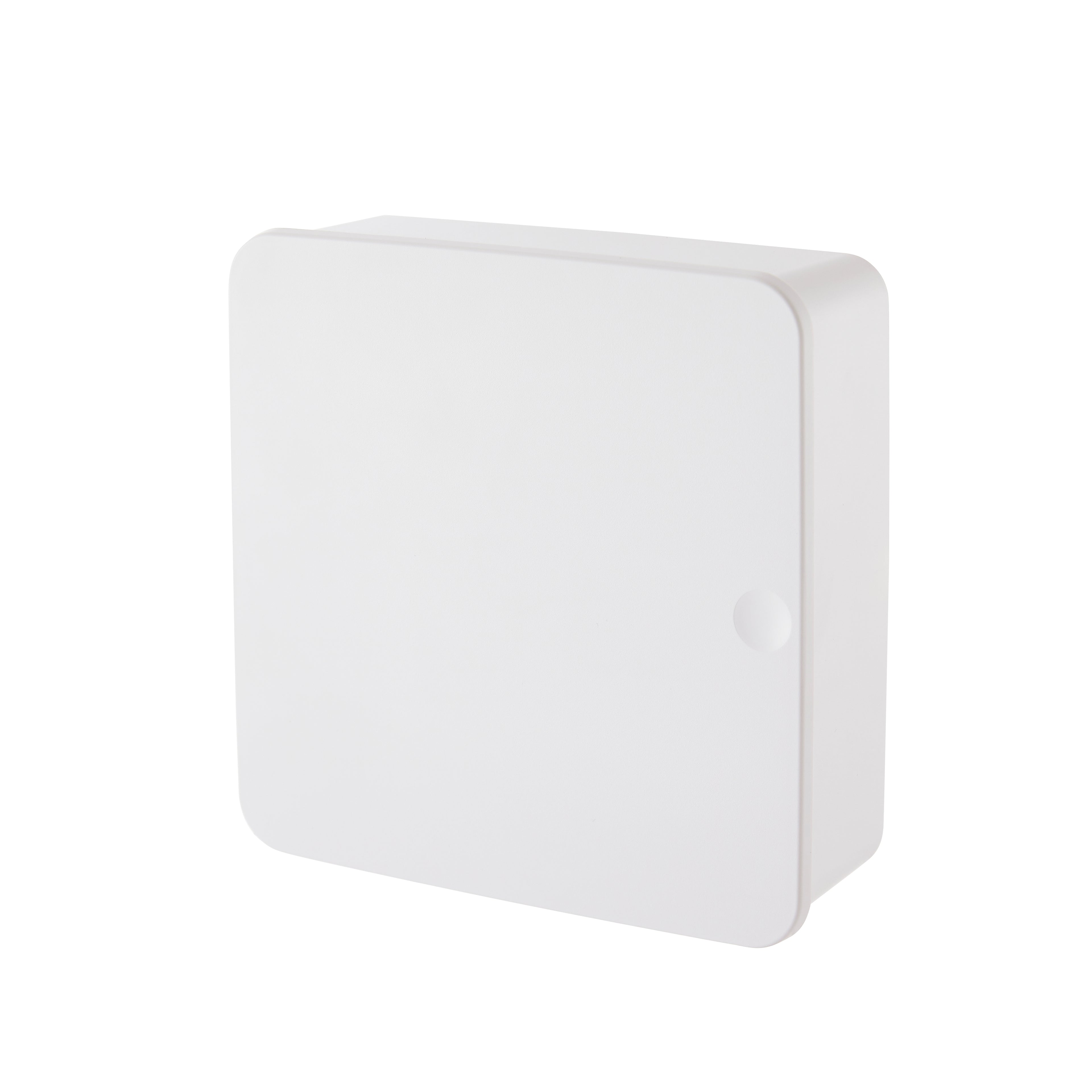 Closed Key Rack - White