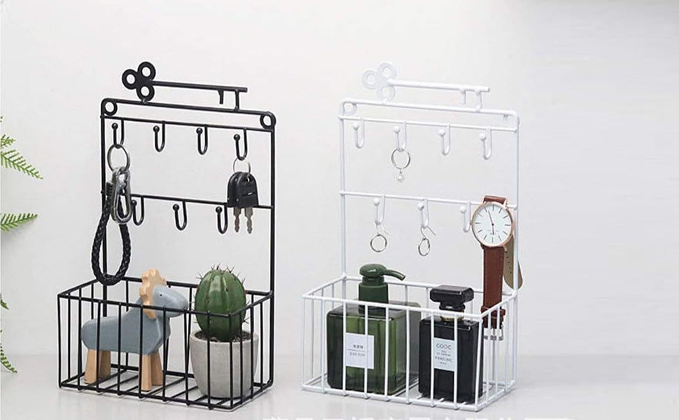 Wall-Mounted Key &amp; Mail Organizer