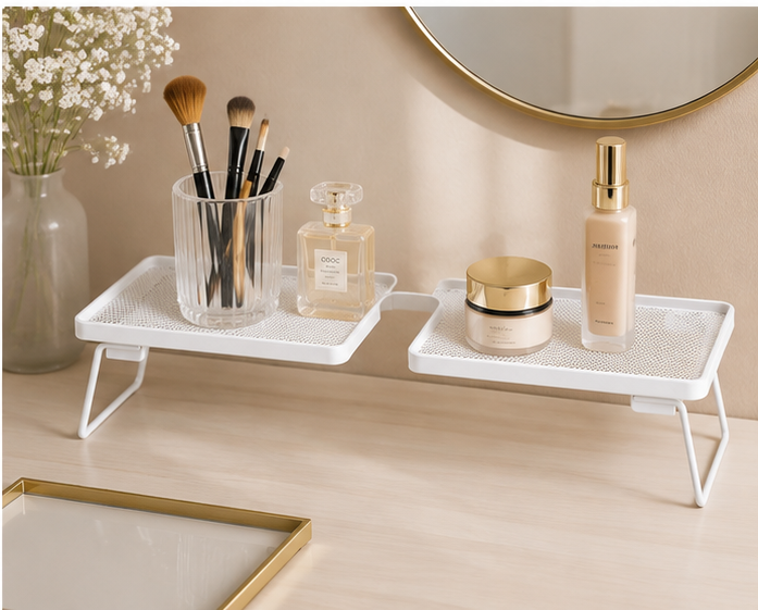 Foldable Over-the-Sink Organizer Rack
