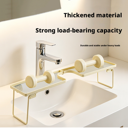 Foldable Over-the-Sink Organizer Rack