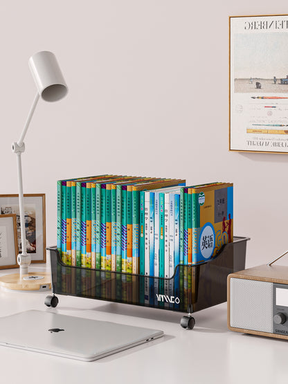 Transparent Rolling Storage Cart