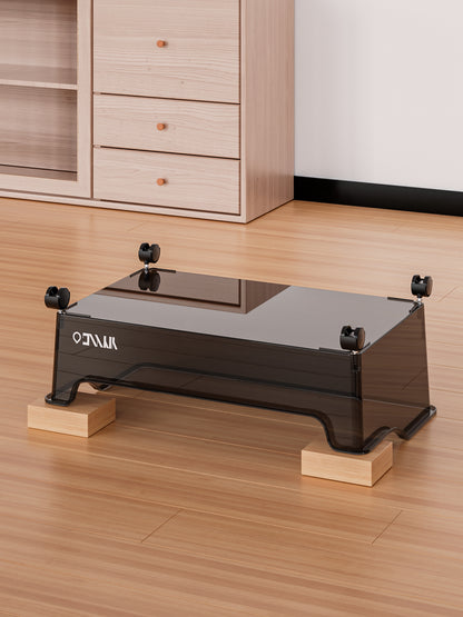 Transparent Rolling Storage Cart