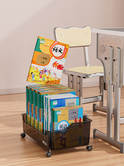 Transparent Rolling Storage Cart