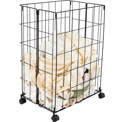 Foldable Laundry Basket: Black