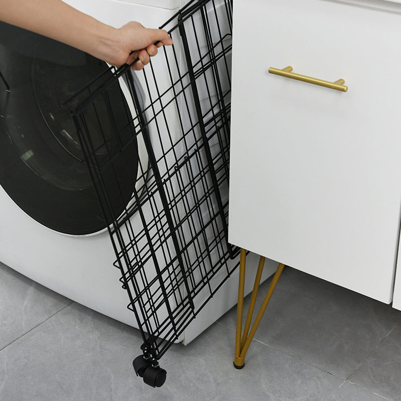 Foldable Laundry Basket - White