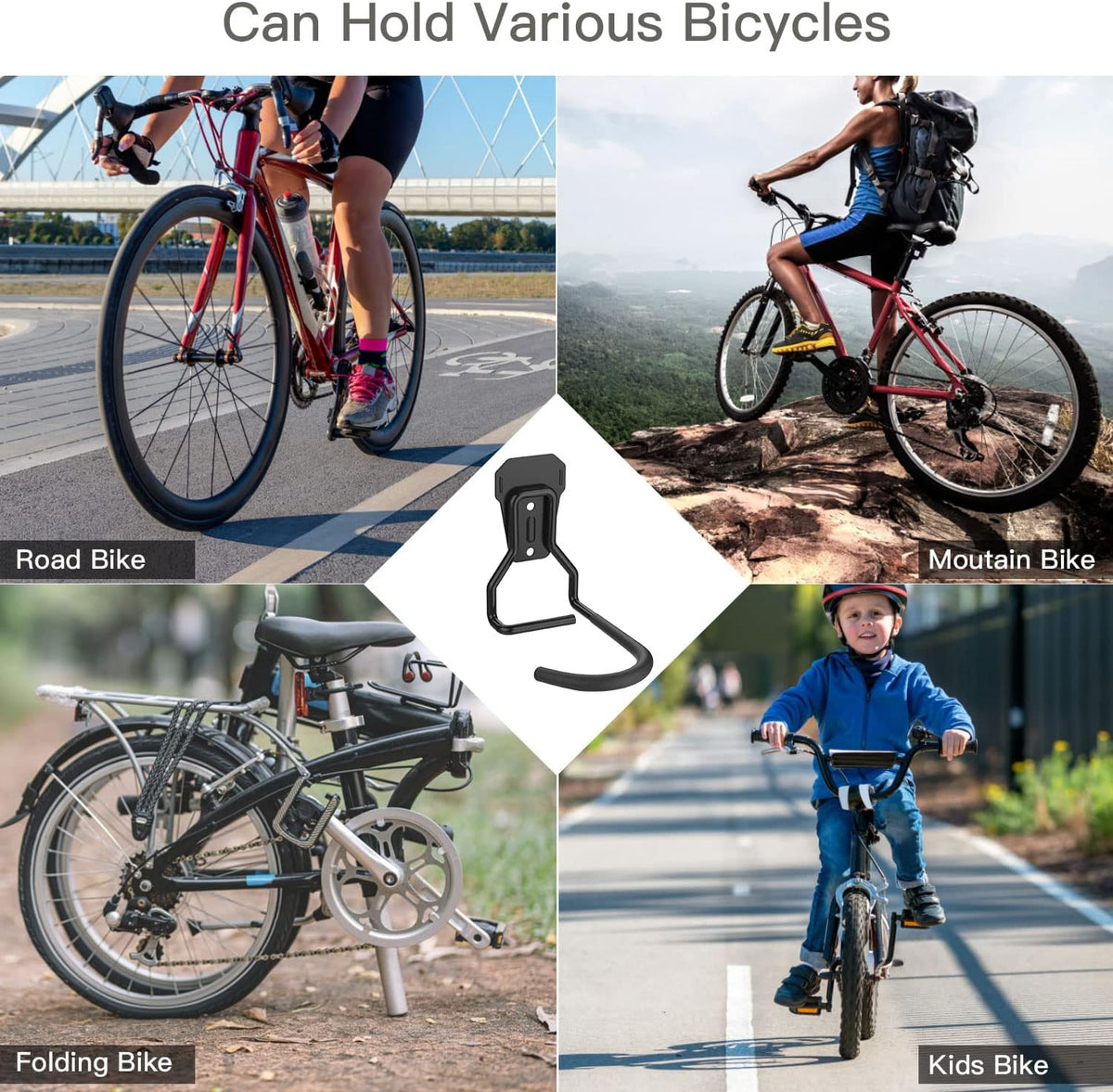 Wall-Mounted Bike Storage Hook