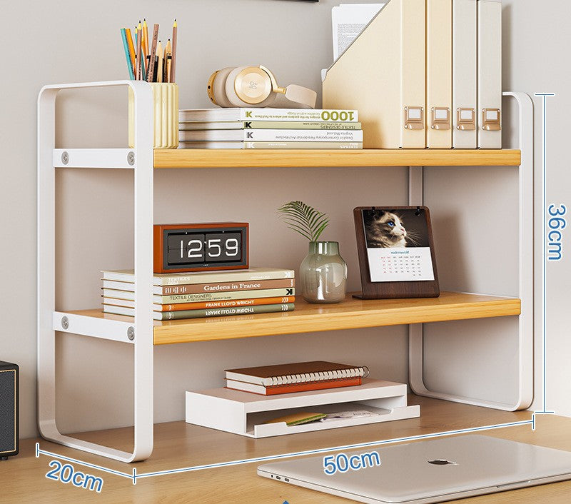 2‑Tier Storage Rack for Home Office