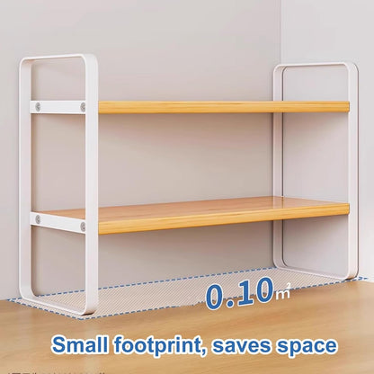 2‑Tier Storage Rack for Home Office