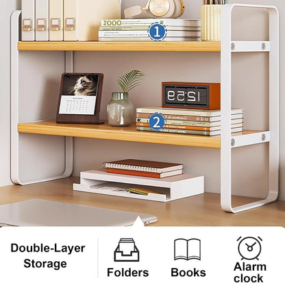 2‑Tier Storage Rack for Home Office