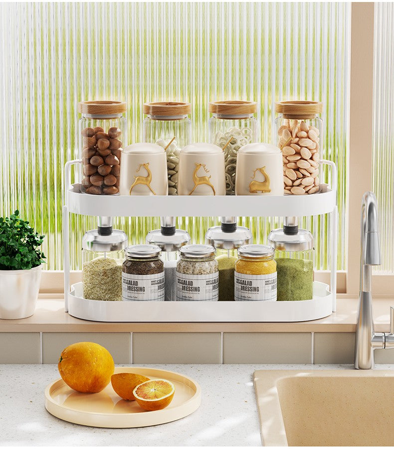 ClutterFree Two‑Tier Organizer
