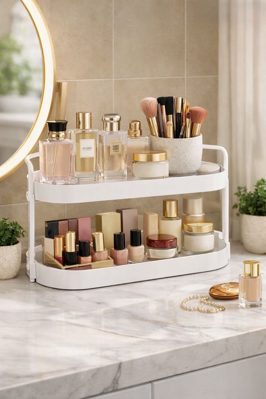 ClutterFree Two‑Tier Organizer