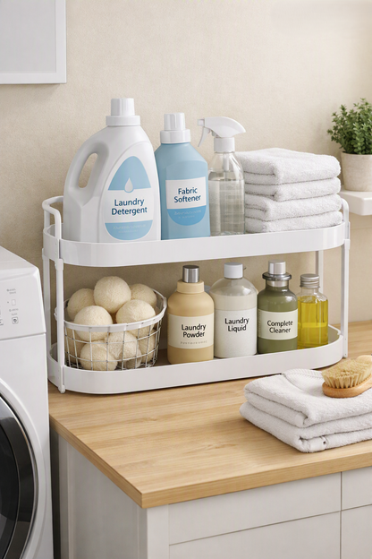ClutterFree Two‑Tier Organizer