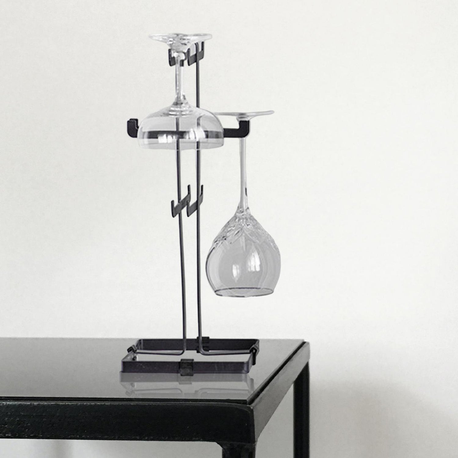 Wine Glass &amp; Cup Rack - Black