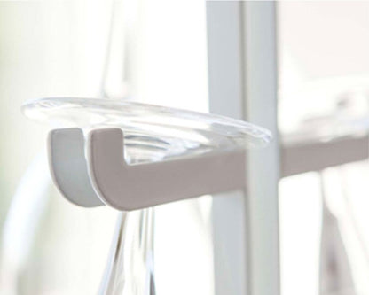 Wine Glass &amp; Cup Rack - White