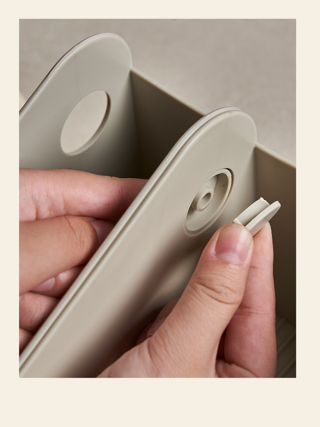 Dual-Compartment Table Organizer