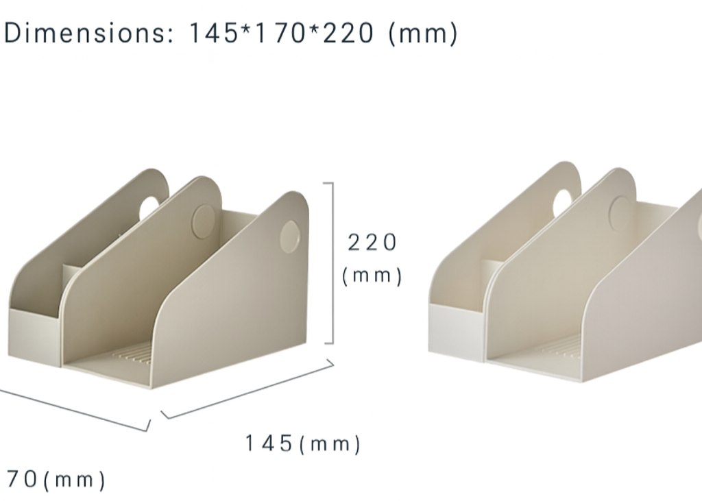 Dual-Compartment Table Organizer