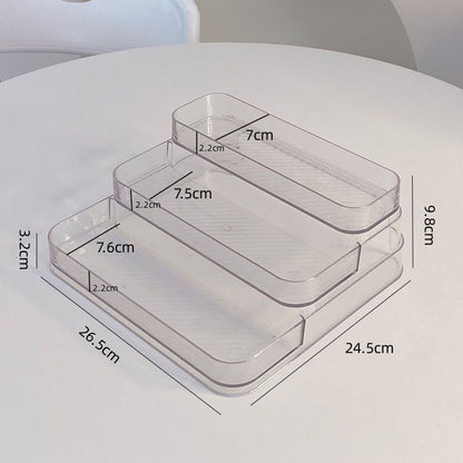 3-Tier Transparent Storage Rack