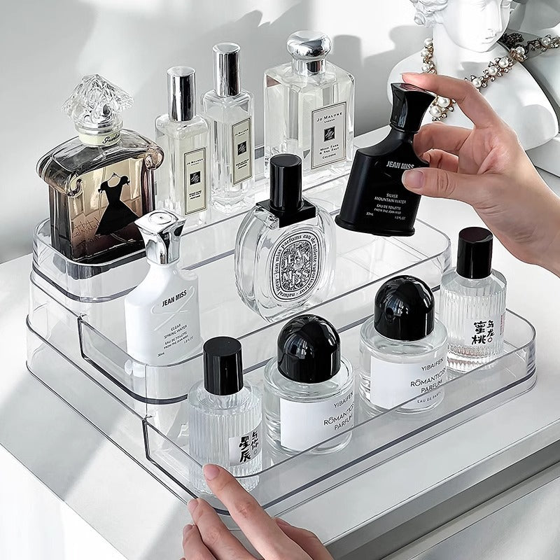 3-Tier Transparent Storage Rack