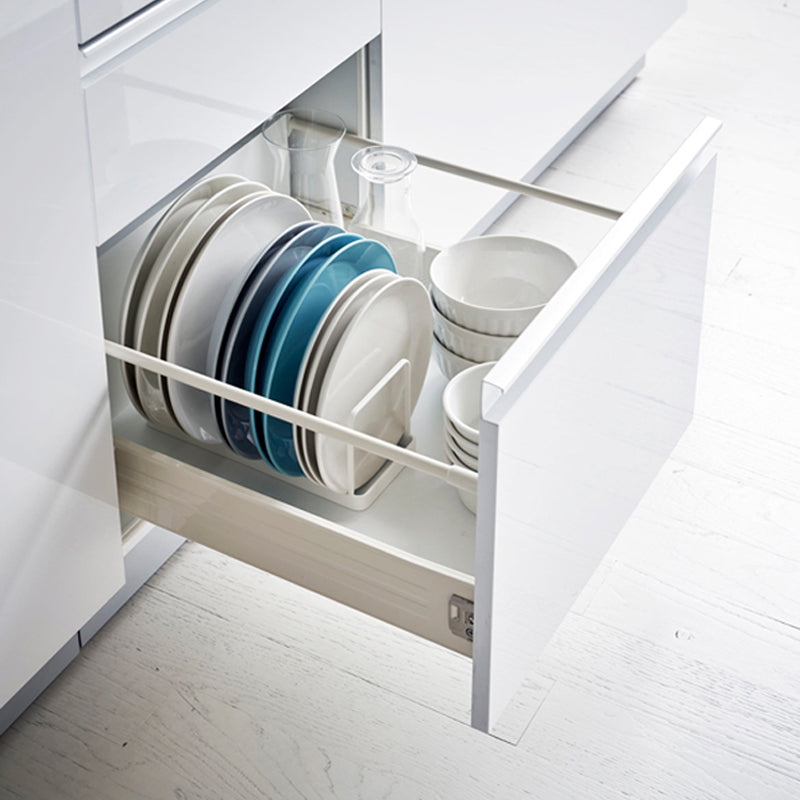 Multi-Layer Plate Rack - White