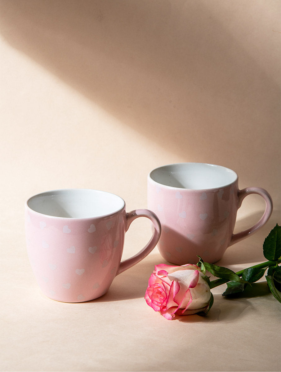 All Hearts Mug - Set of 2