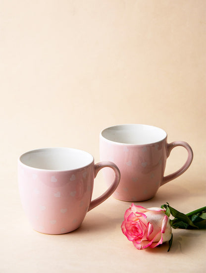 All Hearts Mug - Set of 2