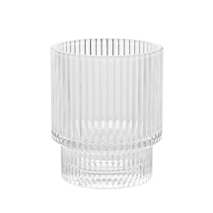 Ribbed Small Drinking Glass - Set Of 6