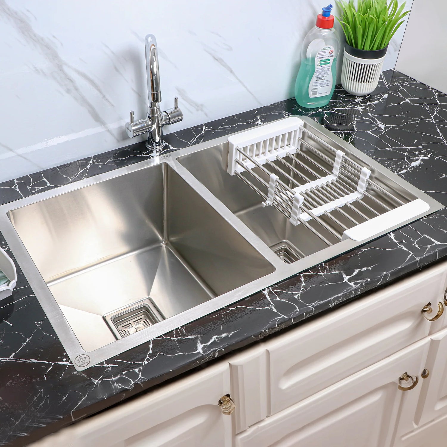 Kitchen Sink Tray - White