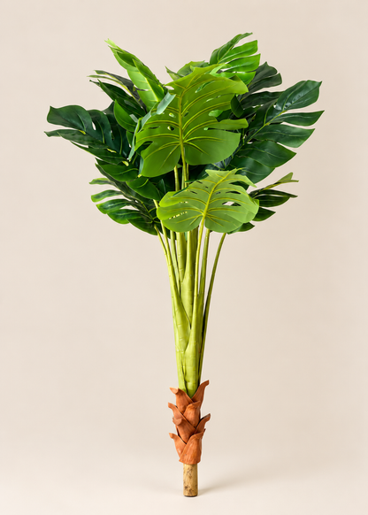 Artificial Exotic Monstera Leaf Plant - 4 Feet