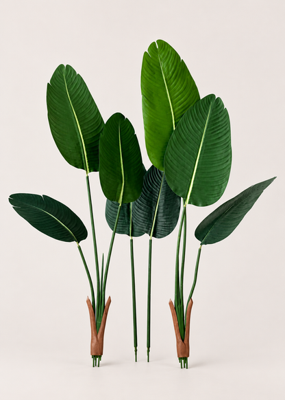 Artificial Broad Leaf Banana Plant - 4 Feet