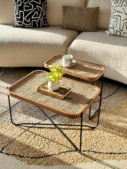 Cabo Cane Center Table - Set of 2