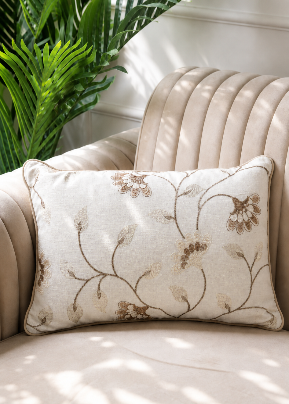 Bloom Ivory Cushion Cover