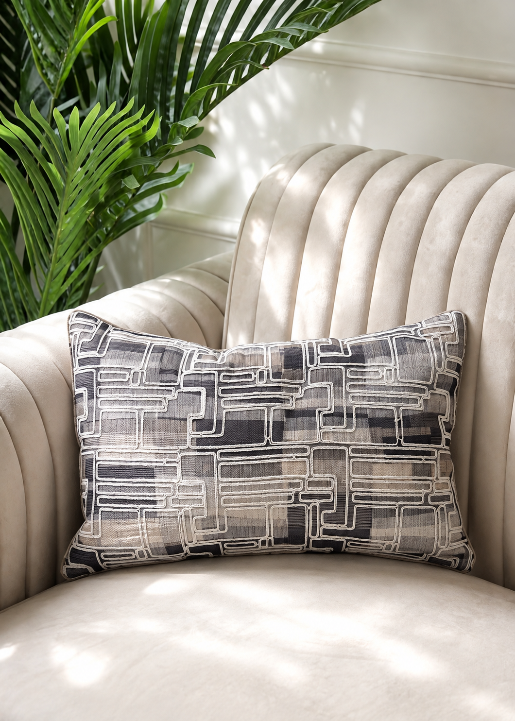 Strata Slate Cushion Cover