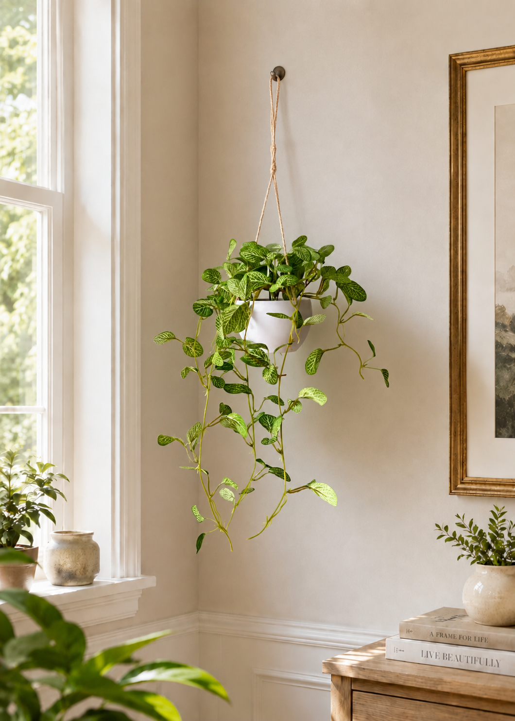 Artificial Green Mosaic Trailing Plant