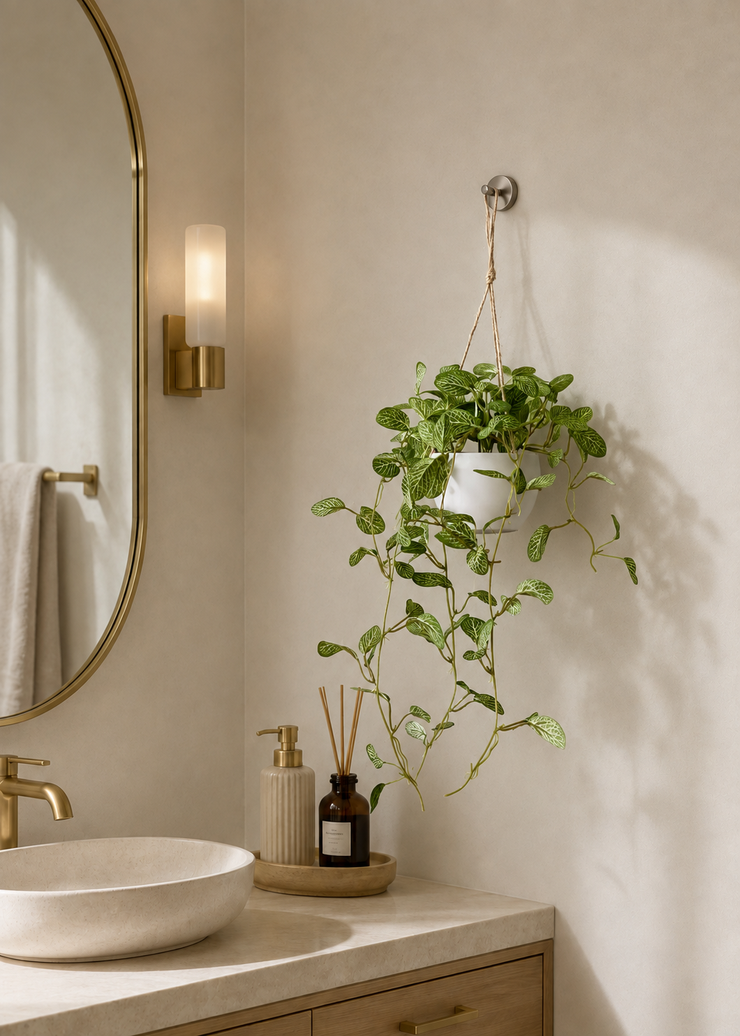 Artificial Green Mosaic Trailing Plant
